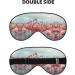 Red Flamingos Beach Sleeping Mask Unisex Soft Comfortable Light Blocking Eye Mask - Buy Online on GoSupps.com