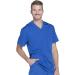 Dickies Dynamix Men Scrubs Top - V-Neck DK640 - Small Royal - Buy Online on GoSupps.com