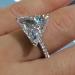 Vsoruln Sterling Silver Triangle Zircon CZ Diamond Ring for Women - Size 8 - Buy Online on GoSupps.com