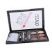 FOMIYES 1 Set Eyebrow Powder Set Makeup Supply Glitter Makeup Lady Eyebrow Powder Brush Eyebrow Stickers