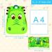 Dinosaur Backpack for Boys 12-Toddler Preschool Cute Animal Schoolbag-Green - Buy Online on GoSupps.com