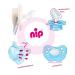 NIP Spar-Set Silikon Schnuller Family Gr 3 (18-32 Mo) - 6 Pack Girls BPA Free Made in Germany - International Shipping Available - Buy Online on GoSupps.com