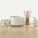 KIYO Set Matcha Th Matcha C r monie + Kit Complet Blanc : Bol en C ramique Fouet Bambou Support & Cuill re | C r monie du Th Japonaise Coffret Cadeau F tes & Pr paration Authentique Kit Blanc Ivoire avec Matcha