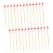 Didiseaon 100Pcs Ear Wax Removal Tools Natural Handmade Ear Cleaning Picks with Hanging Pendants Earwax Cleaning Tools for Safe and Gentle Ear Care