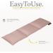 Grain Cushion - Wheat & Cotton Heat Pad for Pain Relief | Soft Spelled Pillow 46x12 cm - Perfect Gift for Back Neck & Shoulder Relief - Pink - Buy Online on GoSupps.com