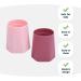 Tiny Twinkle Training Cup 2 Pack - Silicone Cups for Baby Led Weaning - Soft Open Cup for Independent Drinking (Pink Burgundy) - Buy Online on GoSupps.com