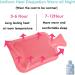 Drizzle Pink Hot Water Bottle Hot Water Bag Cover Opaque Premium Classic Rubber Bottle Great for Pain Relief Cloud - Buy Online on GoSupps.com