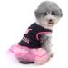 Ranphy Rock Pink & White Princess Dress for Little Dogs & Cats - Chihuahua Clothing XS Puppy Shirt Summer Dress - Buy Online on GoSupps.com