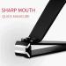 UNbit Nail Clipper 1PC Nail Clippers Stainless Steel Nail Cutter Clippers Manicure Beauty Tool Nail Cutter Pedicure Finger Toe Scissors - Buy Online on GoSupps.com