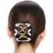 3 Pieces of Beaded Hair Comb Versatile Hair Comb Women's Hair Comb Slide Comb Bun Clip Magic Bead Hair Comb Elastic Hair Clip Suitable for Creating Various Hairstyles (Gun Black White Gold) - Buy Online on GoSupps.com