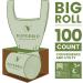 SuperBio 2.6 Gallon Compostable Handle Tie Garbage Bags - 100 Count Pack for Kitchen Trash with BPI and OK Compost Certification - ASTM D6400 Standards - Buy Online on GoSupps.com