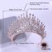 Gold Crystal Tiara for Women - Luxury Prom Queen Crown for Wedding and Birthday with Rhinestone Detail - Buy Online on GoSupps.com