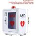 Buy AED Cabinet | Wall-Mounted First Aid Storage for All Cardiac Science Brands | Metal Steel Plate with Key & Snap Lock - Buy Online on GoSupps.com