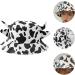 SOIMISS Cow Bucket Hat Reversible Fisherman-Cap with Cute Horn Ears Cotton Summer Sun Cap Hat for Women Teen Girl - Buy Online on GoSupps.com
