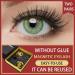 Gold Magnetic Eyelashes Applicator Tool Kit with 2 Pairs of Glue-free Magnetic False Eyelashes - Natural Bushy Look - Buy Online on GoSupps.com