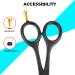 The Cut Factory Barber Hair Scissors 6.5 Inches - Professional Stainless Steel Hair Cutting Scissors with Razor Edge Blades for Salon & Personal Use (Black) - Buy Online on GoSupps.com