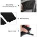 2Pcs Car Side Window Sunshades - Adjustable Privacy Curtains for UV Rays Block, Breastfeeding, Sleeping, Changing, Camping - Buy Online on GoSupps.com