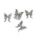 FEIlei 10Pcs 3D Butterfly Nail Charms for Nails Alloy Butterfly Nail Charms Decoration DIY Alloy Nail Butterfly Charms 15#
