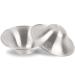Boboduck The Original Silver Nursing Cups - Nipple Shields for Nursing Newborn, Newborn Breastfeeding Must Haves for Soothe and Protect Your Nursing Nipples - Trilaminate 999 Silver (Regular Size)