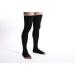 Doc Miller Open Toe Thigh High Compression Stockings 20-30mmHg for Varicose Veins - Pregnancy Support, Men and Women - Black Large (1 Pair) - Buy Online on GoSupps.com