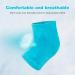 Moisturizing Heel Socks 2 Pairs Gel Lined Fuzzy Toeless Spa Socks Skin Softening Footcare Treatment Socks for Cracked Heels Dry feet Foot calluses Sock (SFDFN001) - Buy Online on GoSupps.com