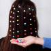 200 Mini Colorful Pearl Hair Clips - Rainbow Hair Accessories for Girls & Women | Perfect for Kids - Buy Online on GoSupps.com