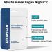 DR.VEGAN Vegan Nights Sleep Supplement - Nootropic Sleep Aid for Restful Sleep | 5-HTP Magnesium & L-Theanine | 30 Vegan Capsules - Buy Online on GoSupps.com