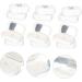 Healeved 60-Piece Storage Container Pack for Travel - Contact Lens Cases Cosmetic Lens Holders & Invisible Mirror - Buy Online on GoSupps.com