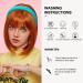OUFEI Ombre Ginger Bob Wig with Bangs - Short Straight Synthetic Hair Wig for Women - Ideal for Daily Wear, Parties, and Cosplay (2071-3) - Buy Online on GoSupps.com