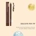 Makeup Black Eyeliner Waterproof Pencil 24 Hours Lasting Long Lasting Non Dizziness Color Lock Sweat and Oil Resistant Makeup Waterproof Pencil Chocolate Color - Buy Online on GoSupps.com