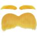 Colorful Fake Beard Set - Adhesive Costume Facial Hair for Themed Parties | Soft Foam with Peel-Off Backing Creative Stage Makeup Character Cosplay Holiday Events Masquerade Festival Performances 1 g (Lot de 1) - Buy Online on GoSupps.com