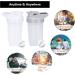 YayoNung 300ml Protein Shaker Bottle - Leak-Proof BPA-Free | Fitness Mixer for Creamy Whey Protein Shakes (Gray & White) | 2PCs - Buy Online on GoSupps.com