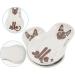 Milisten 2pcs Soy Sauce Dish Flatware Pinch Bowls for Spices Japanese Side Dish Cartoon Sauce Dish Sauce Cups Appetizer Plates Small Dishes Sauce Trays Ceramics Dipping Sauce Soy Sauce Bowl 10X8X2CM Brown - Buy Online on GoSupps.com