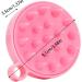 Hair Massage Device - Manual Scalp Brush with Handle | Dual-Use Hair Cleaning & Head Massage Accessory - Tayst Pink Shiny Arc for Women - Buy Online on GoSupps.com