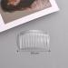 HD Novelty Set of 4 Plain Hair Combs Slides 9cm French Side Combs Plastic Twist Comb Strong Hold Hair Clips Accessories for Girls Women (Clear) - Buy Online on GoSupps.com