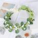 IWOWHERO Floral Headband Bride Flower Green Floral Headpiece Flower Headwear Guirnaldas Para Vintage Newspaper Wallpaper Wedding Flower Crown Wedding Garland Tiara Travel Iron Flowers Hair - Buy Online on GoSupps.com