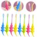 Buy Tovinanna 8-Pack Cartoon Animal Toothbrushes Eco-Friendly Wooden Kids Toothbrushes for Brightening & Oral Care - Buy Online on GoSupps.com