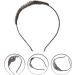 Minkissy Womens Headband Rhinestone Headband Rhinestones Beaded Miss Plate Headband - Buy Online on GoSupps.com