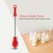 Bottle Brush Food Grade Silicone Narrow Mouth Bottle Brush Kitchen Cleaner House Washing Tools with Non-Slip Handle - Buy Online on GoSupps.com
