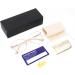 Shop Okh Blue Light Filter Cat Eye Glasses for Women - Anti-Glare Metal Frames with Bling Decoration - Perfect for Gaming & Reading in Gold/Kahki - Buy Online on GoSupps.com