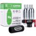 CO2 Inflator Kit with 4 x16g Cartridges - Presta & Schrader Valve Compatible - Bike Pump for Road and Mountain Bikes - Buy Online on GoSupps.com
