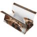 Tissue Box Cover Tissue Box Holder Brown Dog Hand Print Tissue Holder Travel Tissue Packs Facial Paper Holder Decorative Holder - Buy Online on GoSupps.com