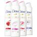 Dove Deodorant Set - Advanced Care Deodorant for Women Dove Antiperspirant Deodorant Spray 48-Hour Protection with Moisturizing Vitamin E for Skin 3.8 Oz (4 Piece Set)