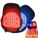 Bonnet De Croissance Des Cheveux - 70 Led Bonnet De Croissance Des Cheveux Double Longueur D'Onde Lumi Re Rouge Et Bleue 4 Modes Massage Du Cuir Chevelu Par Vibration Contr Le De L'Huile
