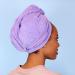 Sleek'e Microfiber Hair Wrap | Purple Anti-Frizz Hair Turban for Thick, Curly, Long Hair - Buy Online on GoSupps.com
