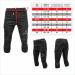 HO Soccer 3/4 Logo Goalkeeper Pants XL Black - Premium Goalkeeper Gear for International Shipping - Buy Online on GoSupps.com