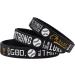 Sainstone Power of Faith Wristbands - Set of 3 Christian Bible Verse Silicone Bracelets with Inspirational Sayings | Scriptures Motivational Rubber Bands | Sports Gifts (Black/Golden) - Buy Online on GoSupps.com