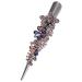 FRCOLOR Rhinestone Duckbill Clips for Women Alligator Hair Clips Long Duck Bill Clip Beak Clip Colorful