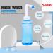 WNPXQNT Nose Nasal Wash System Pot Sinus Allergies Relief Rinse Blue 500mL Adults Plastic New Children Neti Equipment - Buy Online on GoSupps.com