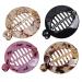 4 pieces of bananas fish hair clips ridge clasp ponytail holder French round banana clips hair accessories for women women girls